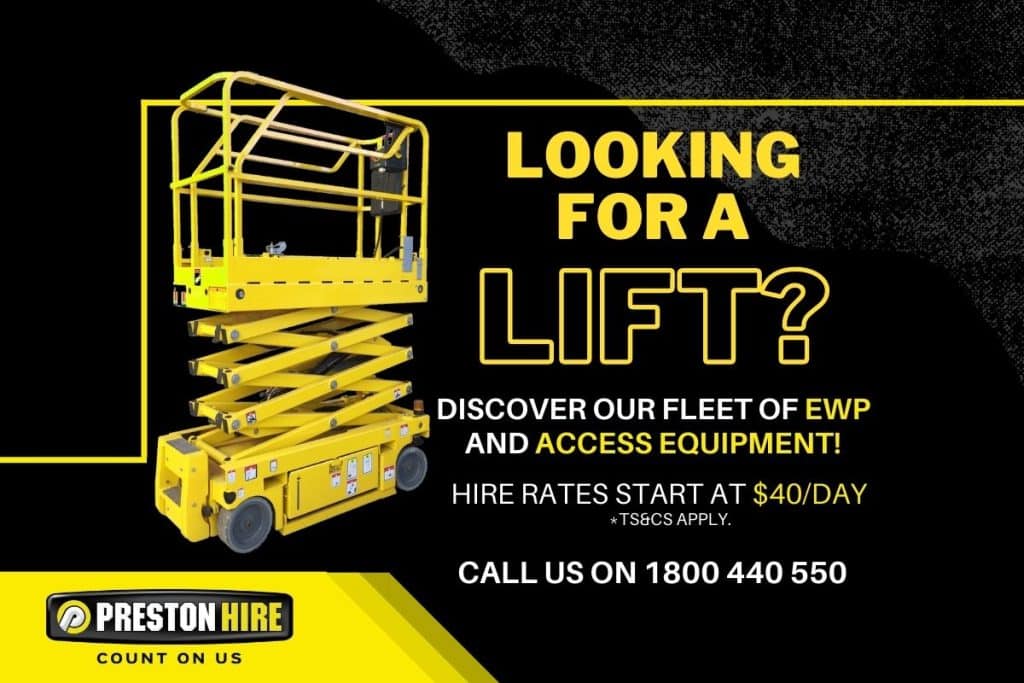Elevated Work Platform Hire In Australia Preston Hire